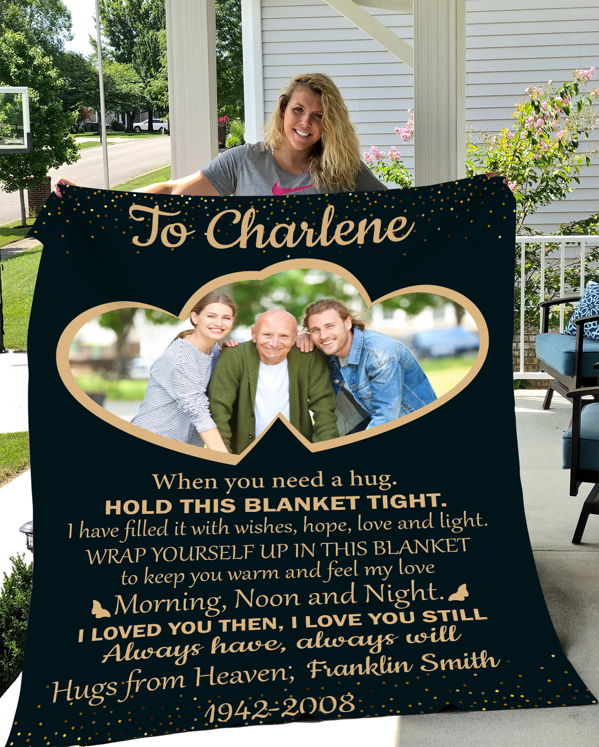 Memorial Photo Plush Fleece Blanket - Kim’s Signature Beauty & Accessories    
