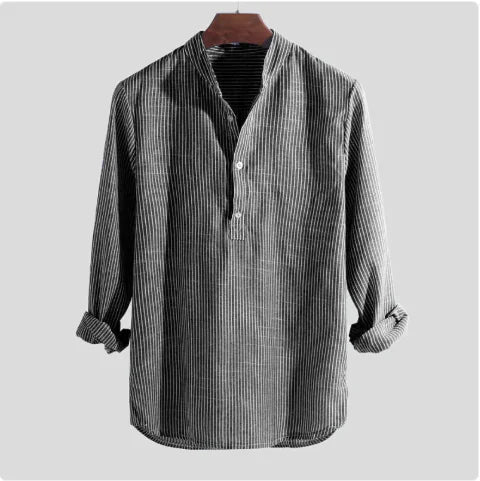 Men's Casual Stand Collar Shirt - Kim’s Signature Beauty & Accessories    