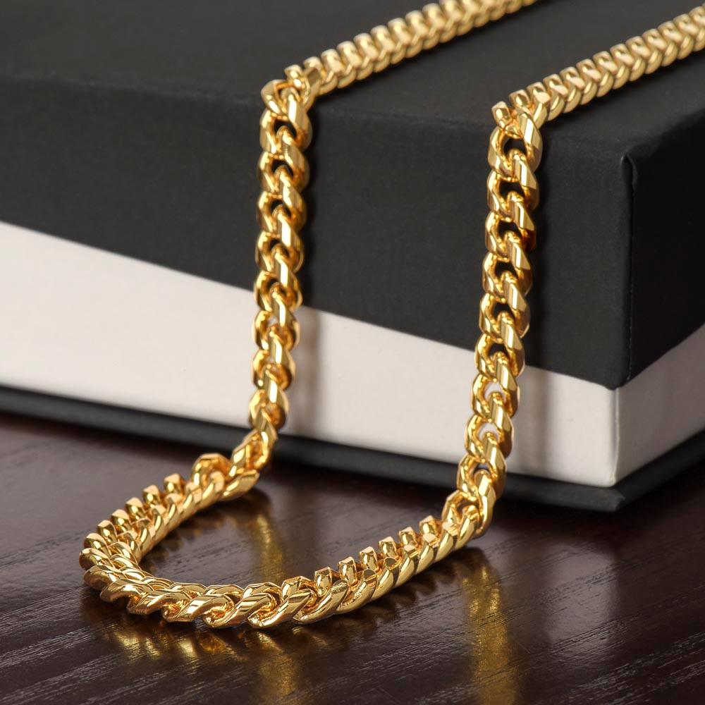 Men's Cuban Link Chain - Kim’s Signature Beauty & Accessories    