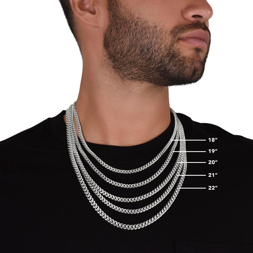 Men's Cuban Link Chain - Kim’s Signature Beauty & Accessories    