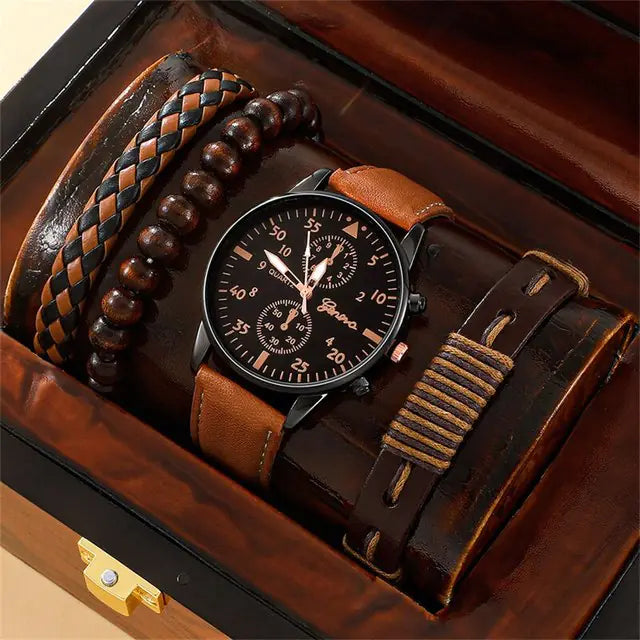 Men's Watch Luxury Bracelet Set - Kim’s Signature Beauty & Accessories    