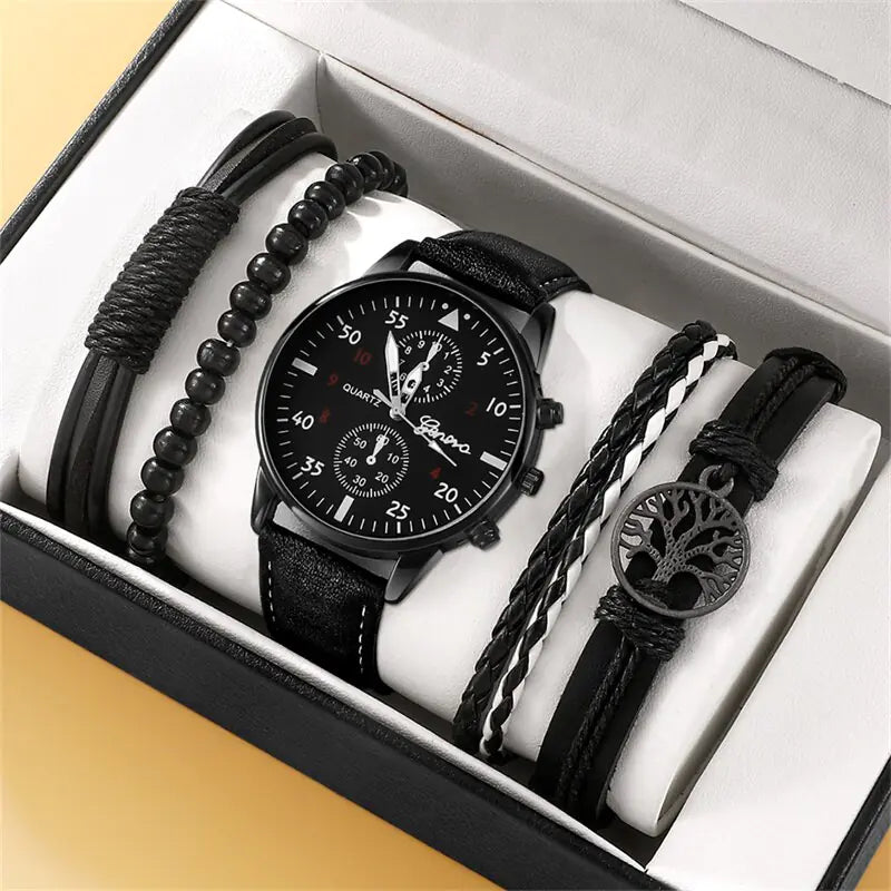 Men's Watch Luxury Bracelet Set - Kim’s Signature Beauty & Accessories    
