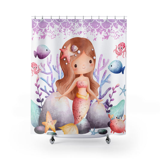 Mermaid Beauty | Shower Curtain - Kim’s Signature Beauty & Accessories    