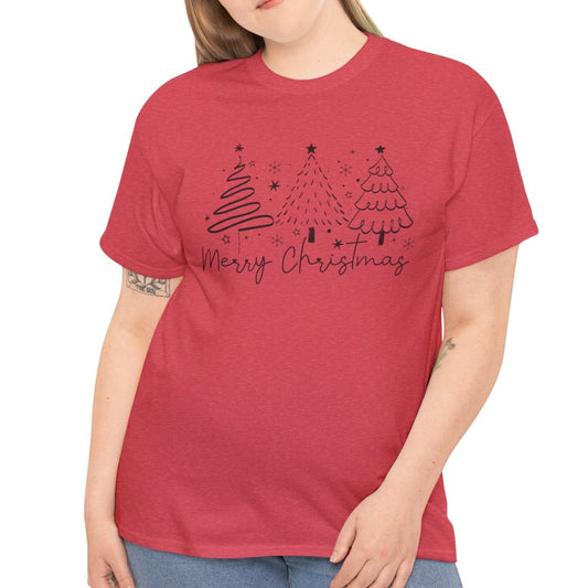 Merry Christmas 3 Tree Tee - Kim’s Signature Beauty & Accessories    