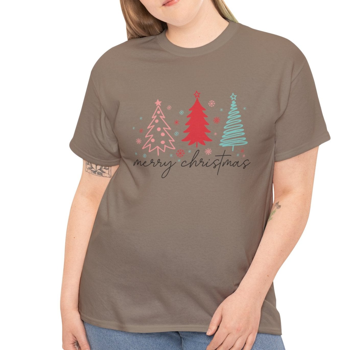Merry Christmas Tree Tee - Kim’s Signature Beauty & Accessories    
