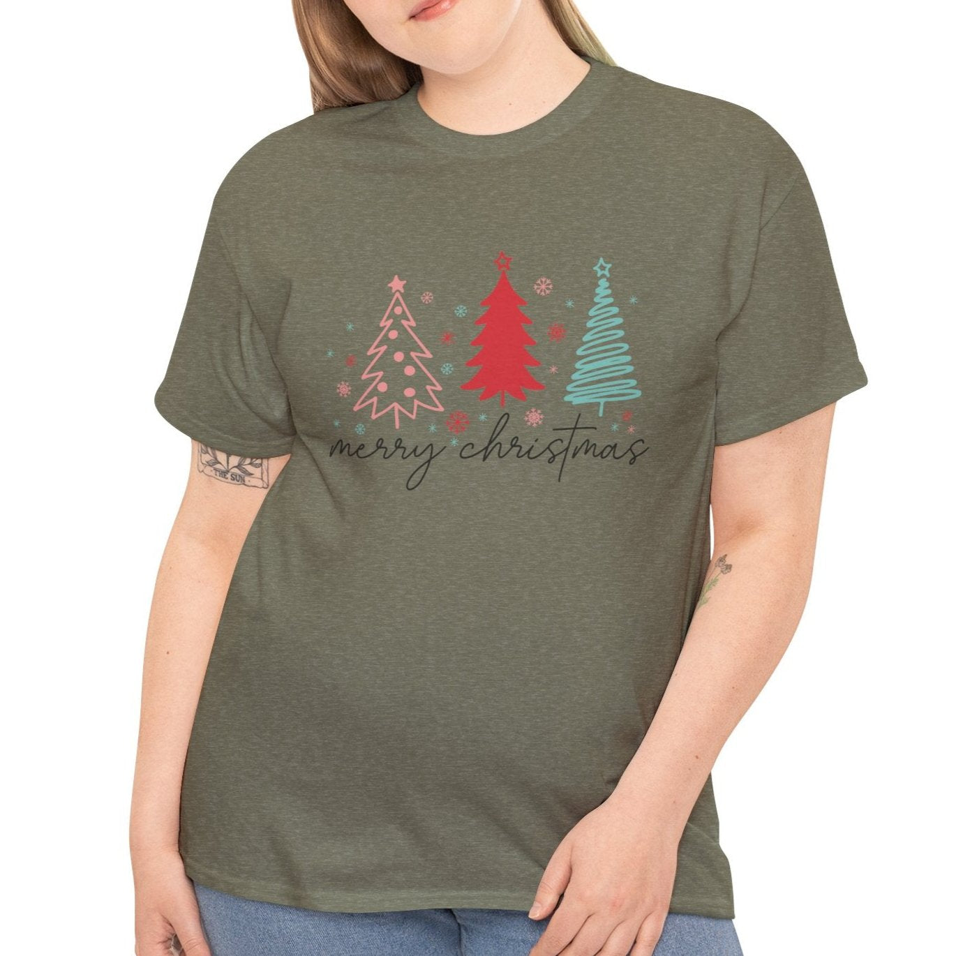 Merry Christmas Tree Tee - Kim’s Signature Beauty & Accessories    