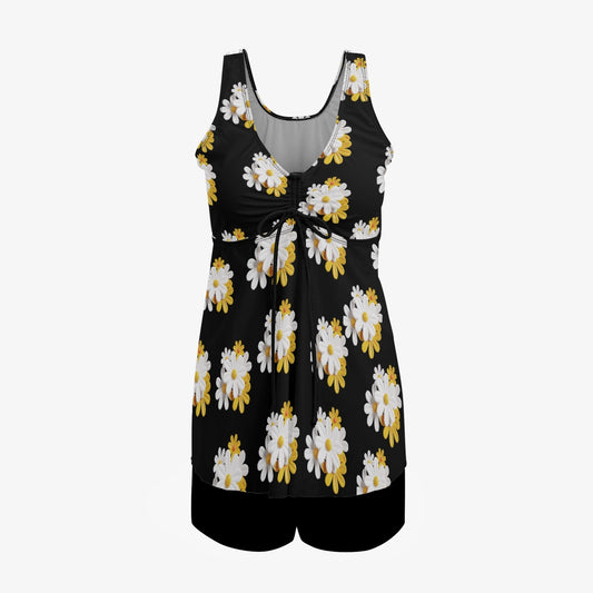 Midnight Blooms |  Women's Two-Piece Swimsuit - Kim’s Signature Beauty & Accessories    