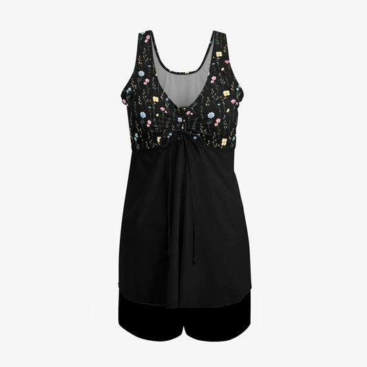 Midnight Flowers | Women's Two-Piece Swimsuit - Kim’s Signature Beauty & Accessories    