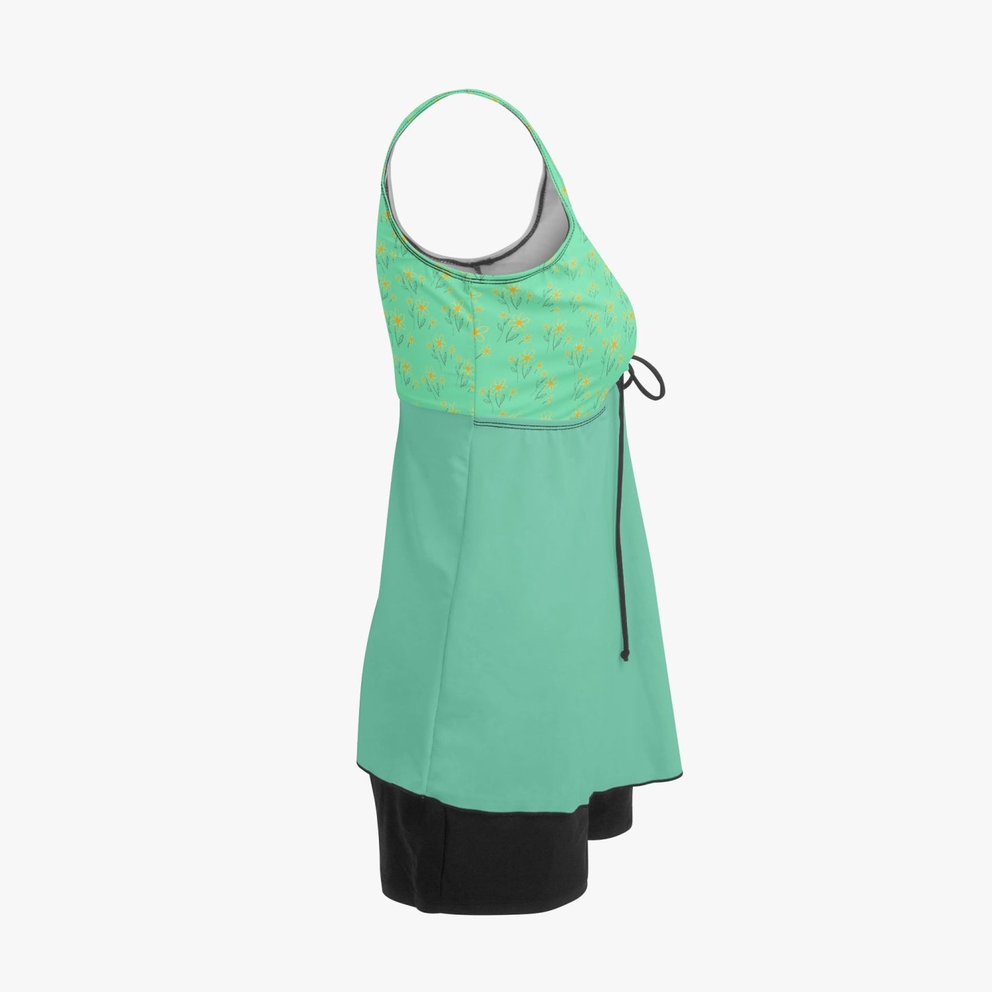 Minted Flowers Tankini | Women's Two-Piece Swimsuit - Kim’s Signature Beauty & Accessories    
