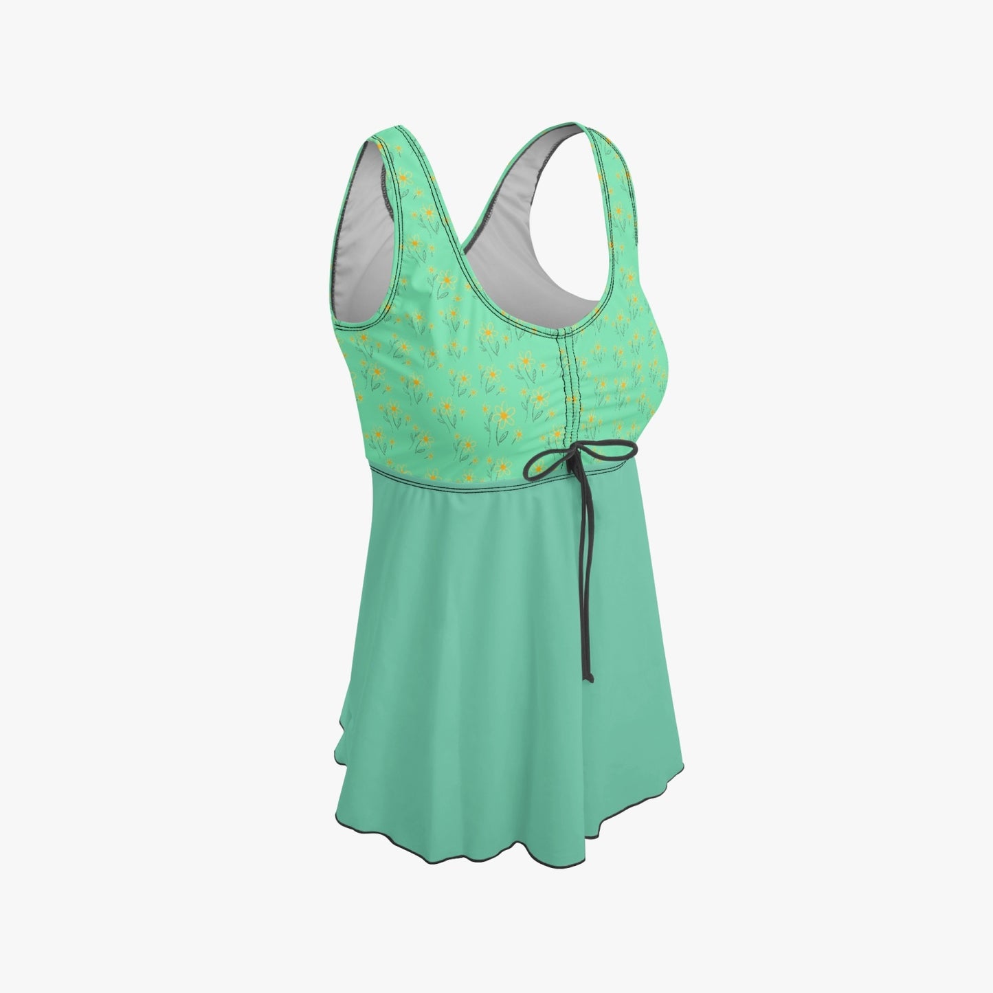Minted Flowers Tankini | Women's Two-Piece Swimsuit - Kim’s Signature Beauty & Accessories    