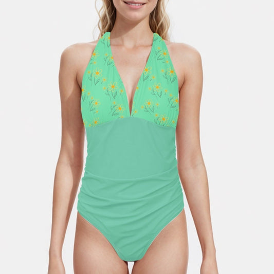 Minted Summer |  Women's One-Piece Swimsuit - Kim’s Signature Beauty & Accessories    