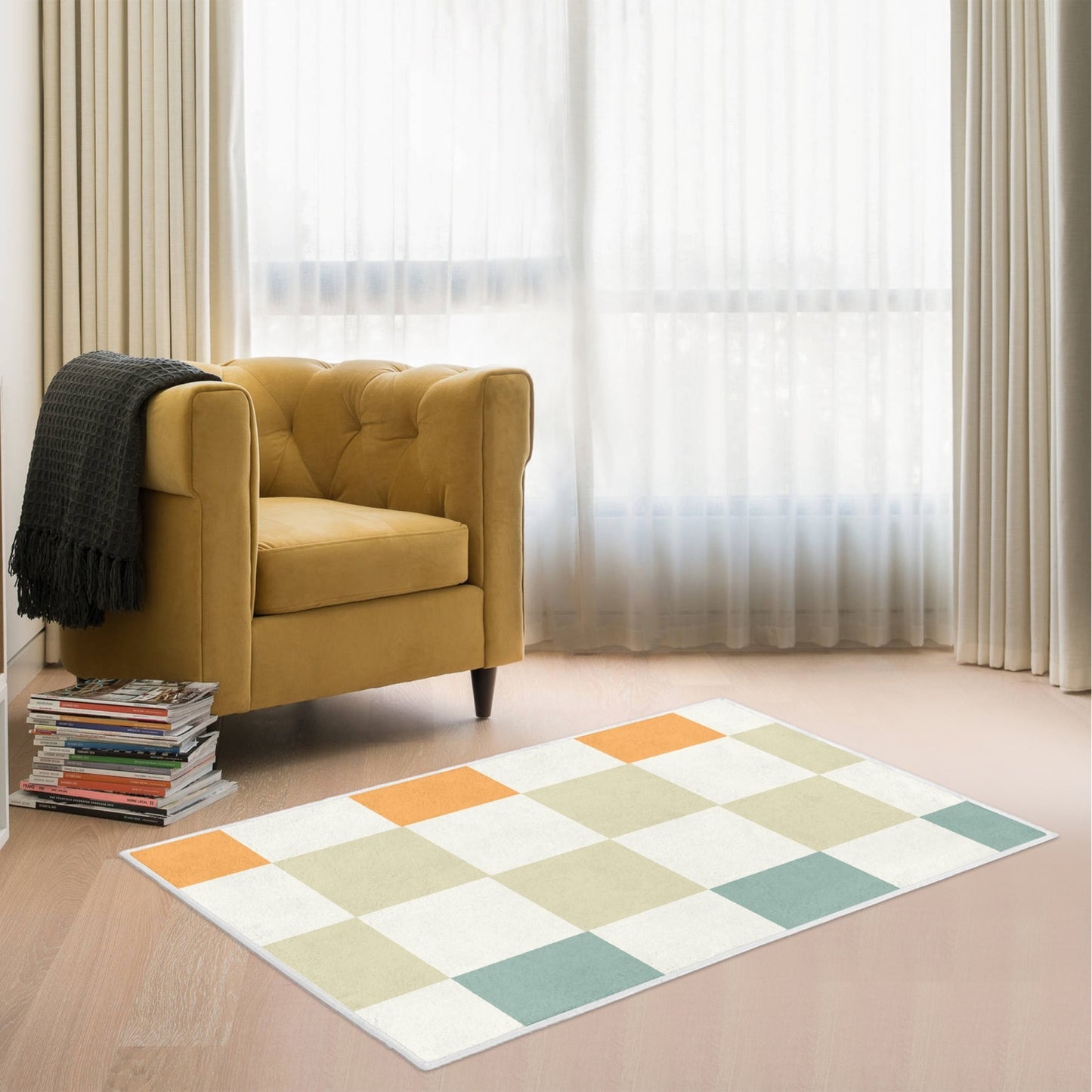 Modern Geometric Rug - Kim’s Signature Beauty & Accessories    