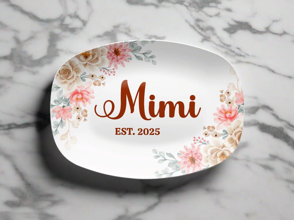 Mom & Grandmother's Platter (Choose Name) - Kim’s Signature Beauty & Accessories    