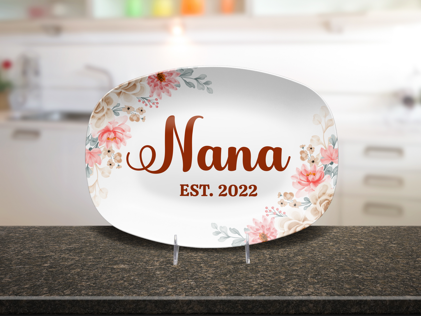 Mom & Grandmother's Platter (Choose Name) - Kim’s Signature Beauty & Accessories    