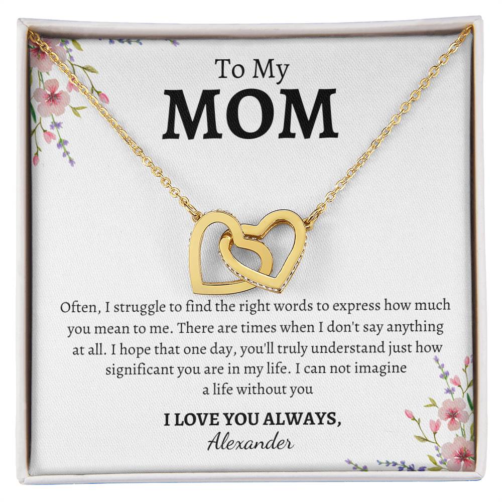 Mom, How much you mean to me (Personalize) - Kim’s Signature Beauty & Accessories    