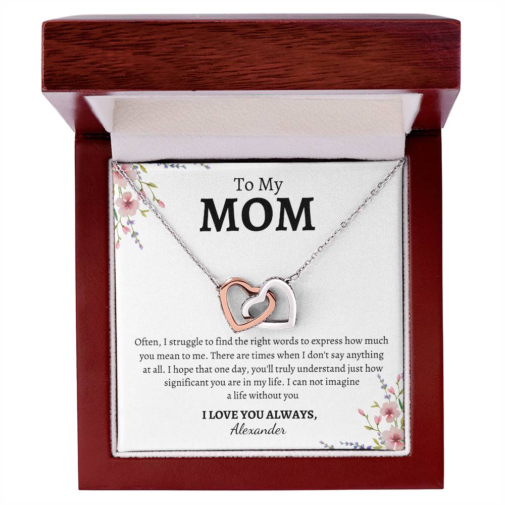 Mom, How much you mean to me (Personalize) - Kim’s Signature Beauty & Accessories    