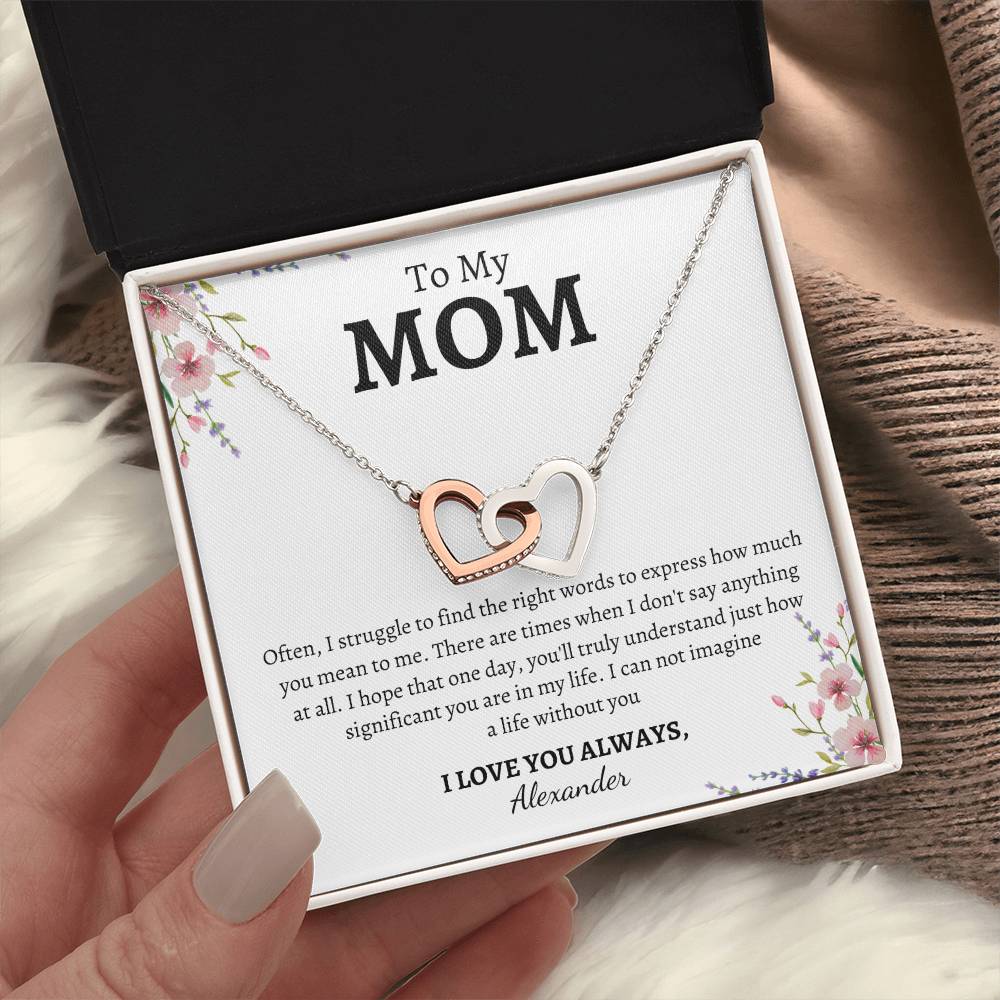 Mom, How much you mean to me (Personalize) - Kim’s Signature Beauty & Accessories    