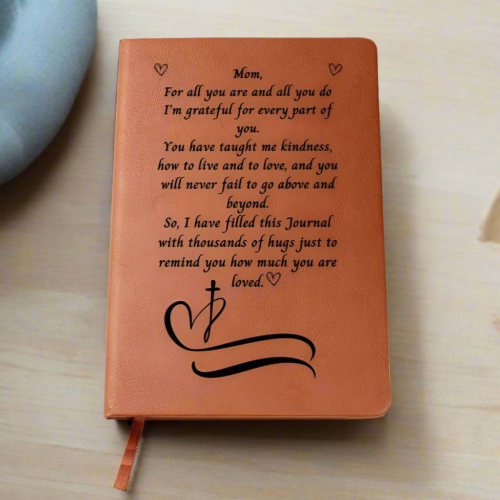 Mom, I am greatful Leather Journal - Kim’s Signature Beauty & Accessories    