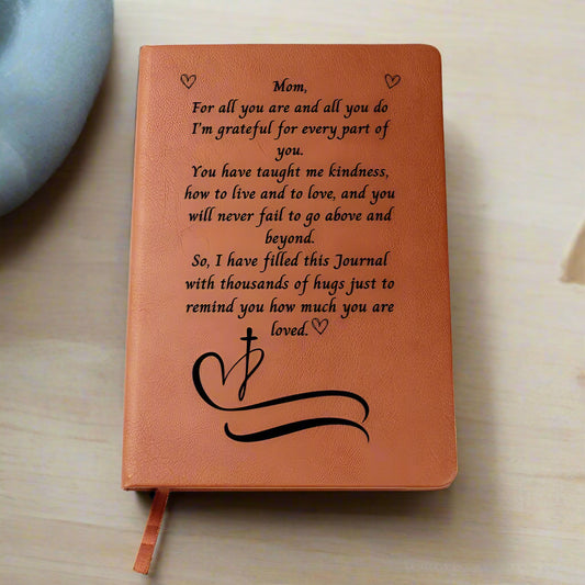 Mom, I am greatful Leather Journal - Kim’s Signature Beauty & Accessories    