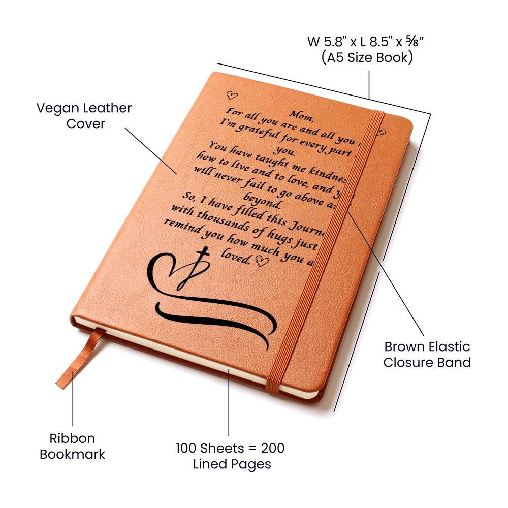 Mom, I am greatful Leather Journal - Kim’s Signature Beauty & Accessories    