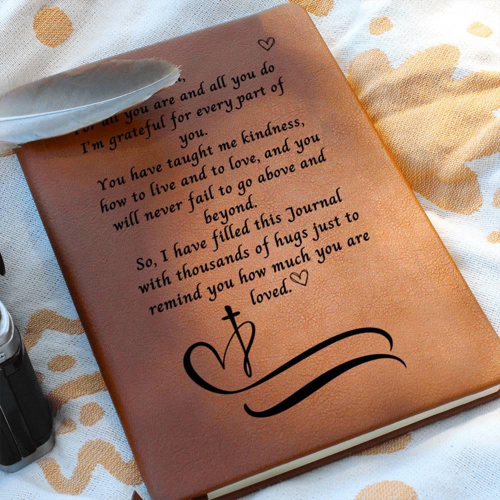 Mom, I am greatful Leather Journal - Kim’s Signature Beauty & Accessories    