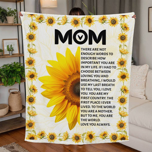 Mom, I love you! Blanket - Kim’s Signature Beauty & Accessories    