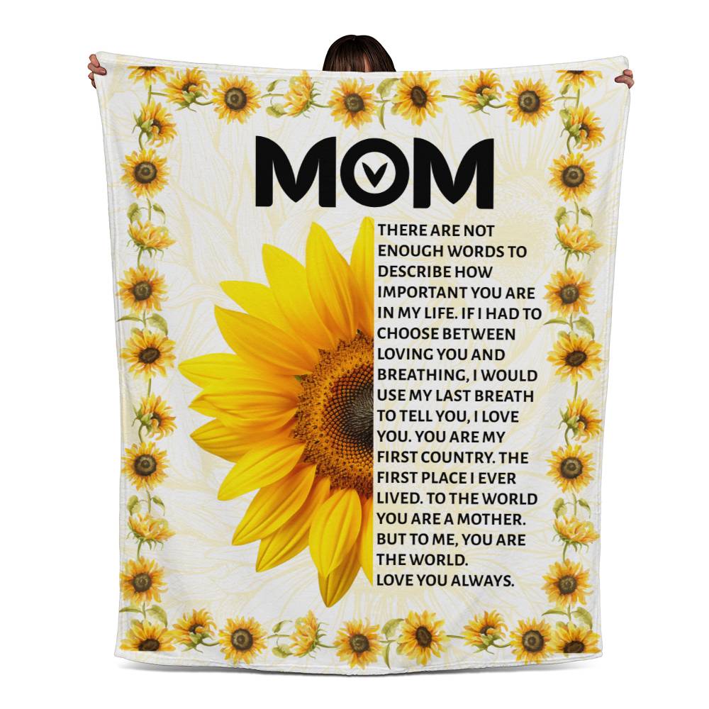 Mom, I love you! Blanket - Kim’s Signature Beauty & Accessories    