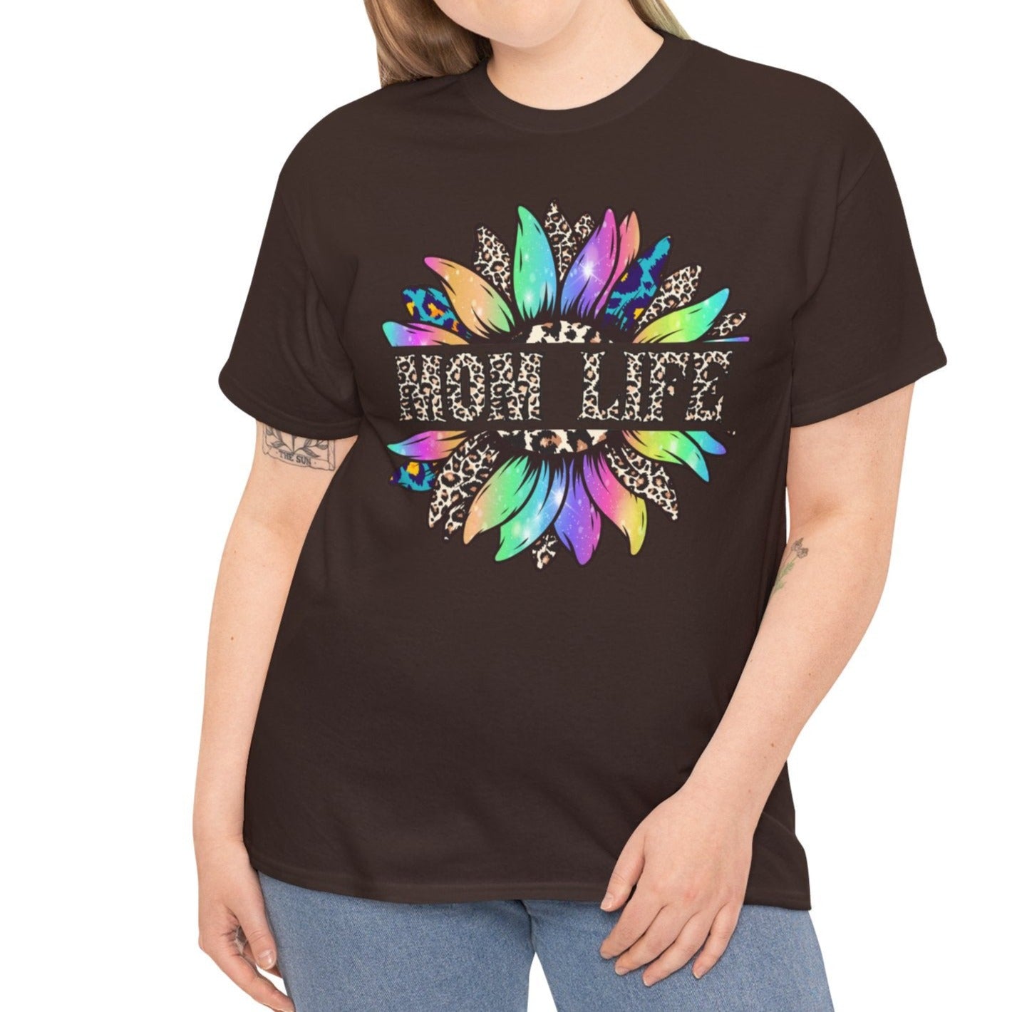 Mom Life Flowered Tee - Kim’s Signature Beauty & Accessories    