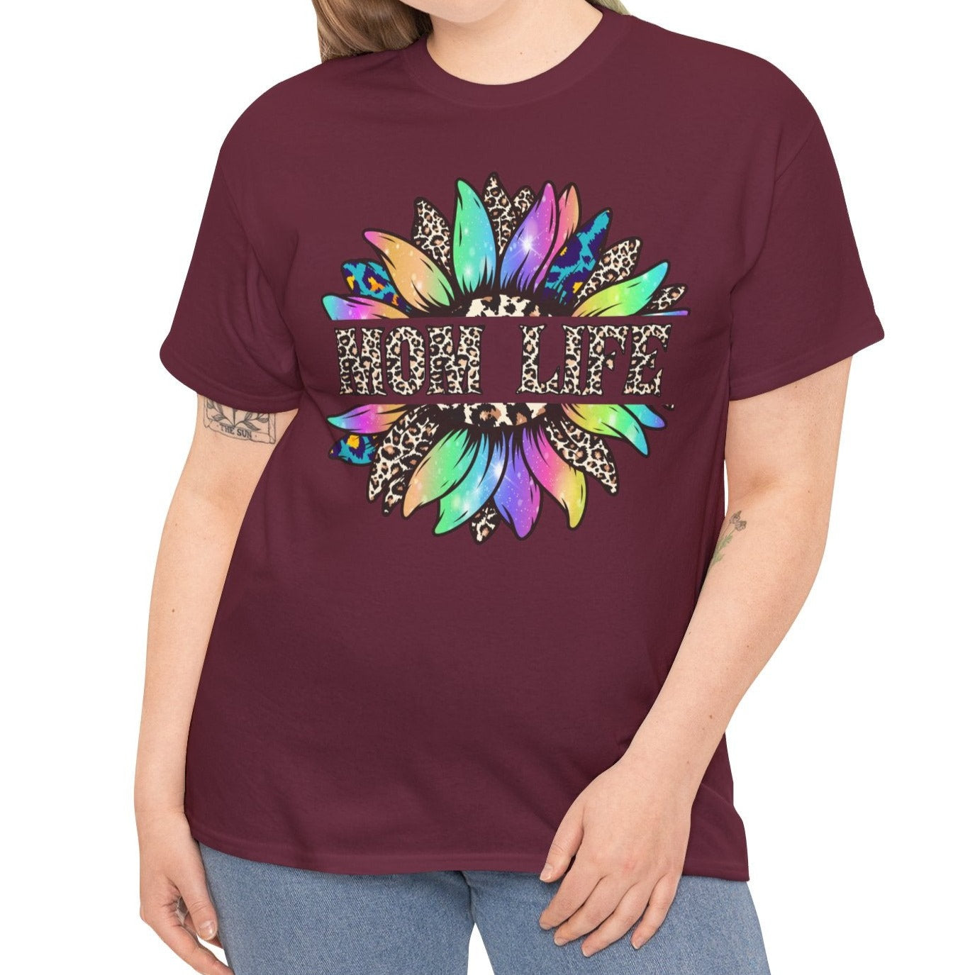 Mom Life Flowered Tee - Kim’s Signature Beauty & Accessories    