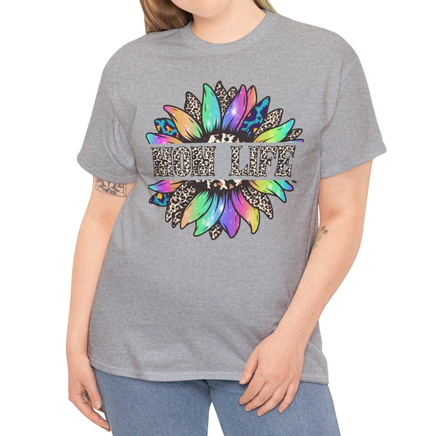Mom Life Flowered Tee - Kim’s Signature Beauty & Accessories    