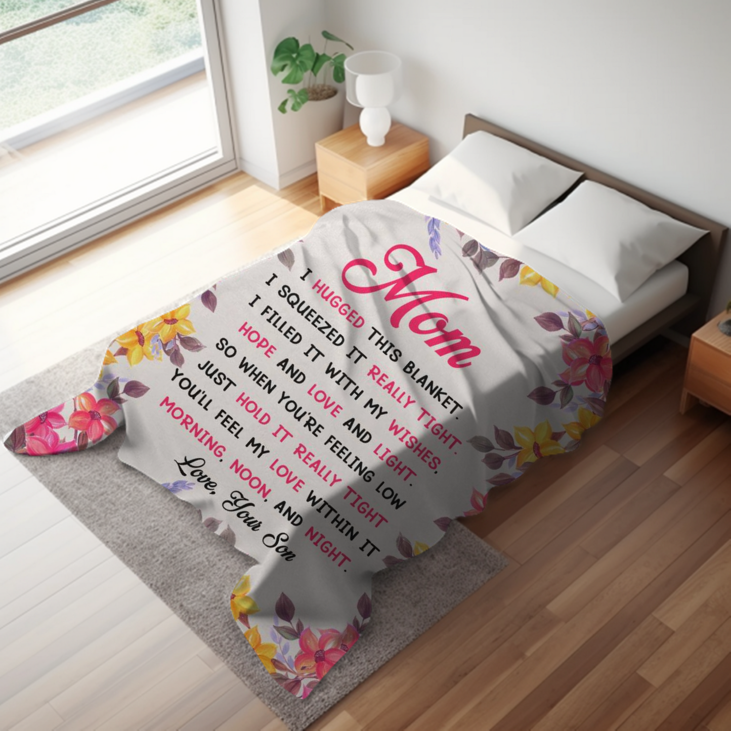 Mom, Love Your Son Blanket (60X80) - Kim’s Signature Beauty & Accessories    