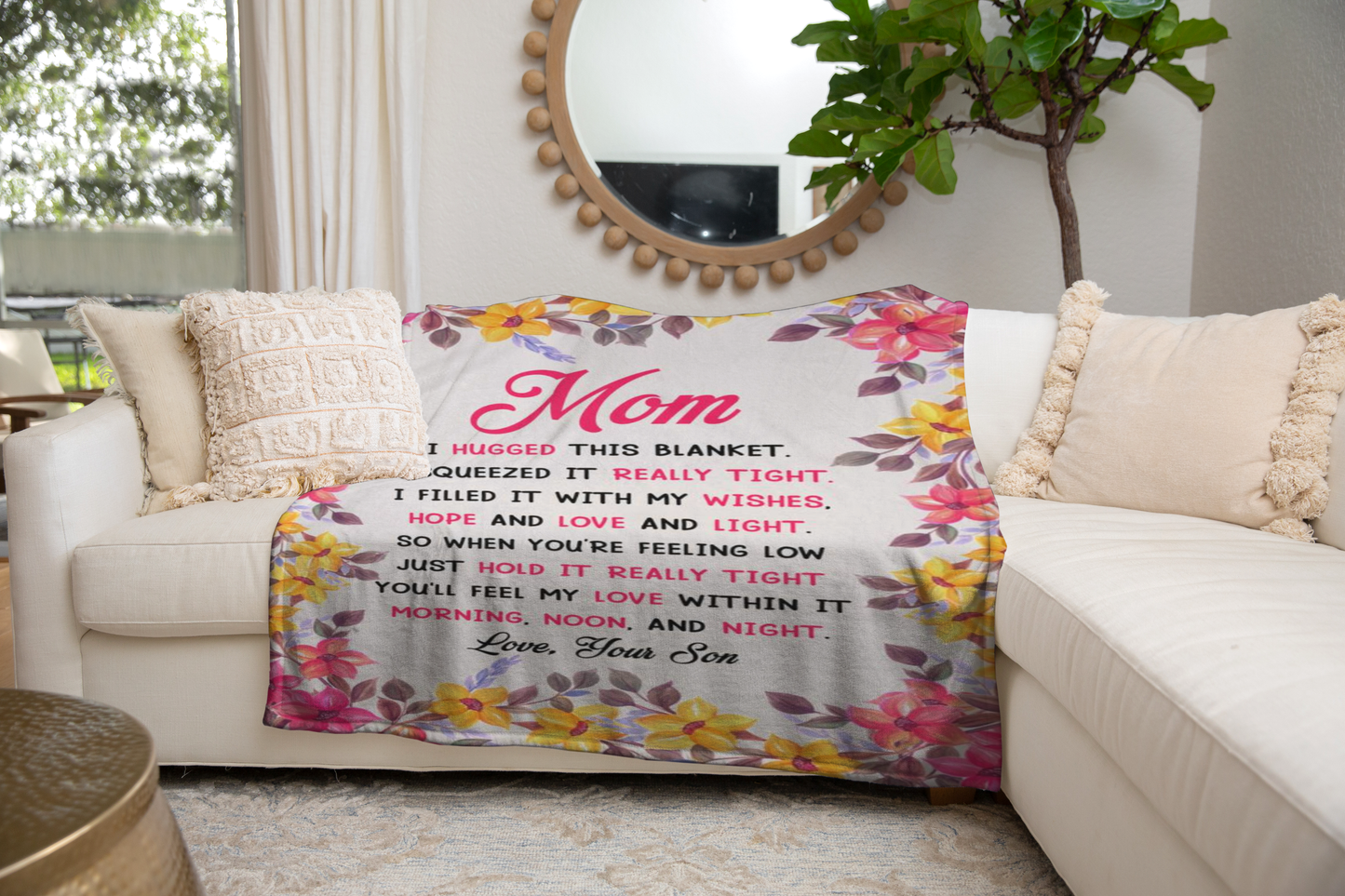 Mom, Love Your Son Blanket (60X80) - Kim’s Signature Beauty & Accessories    