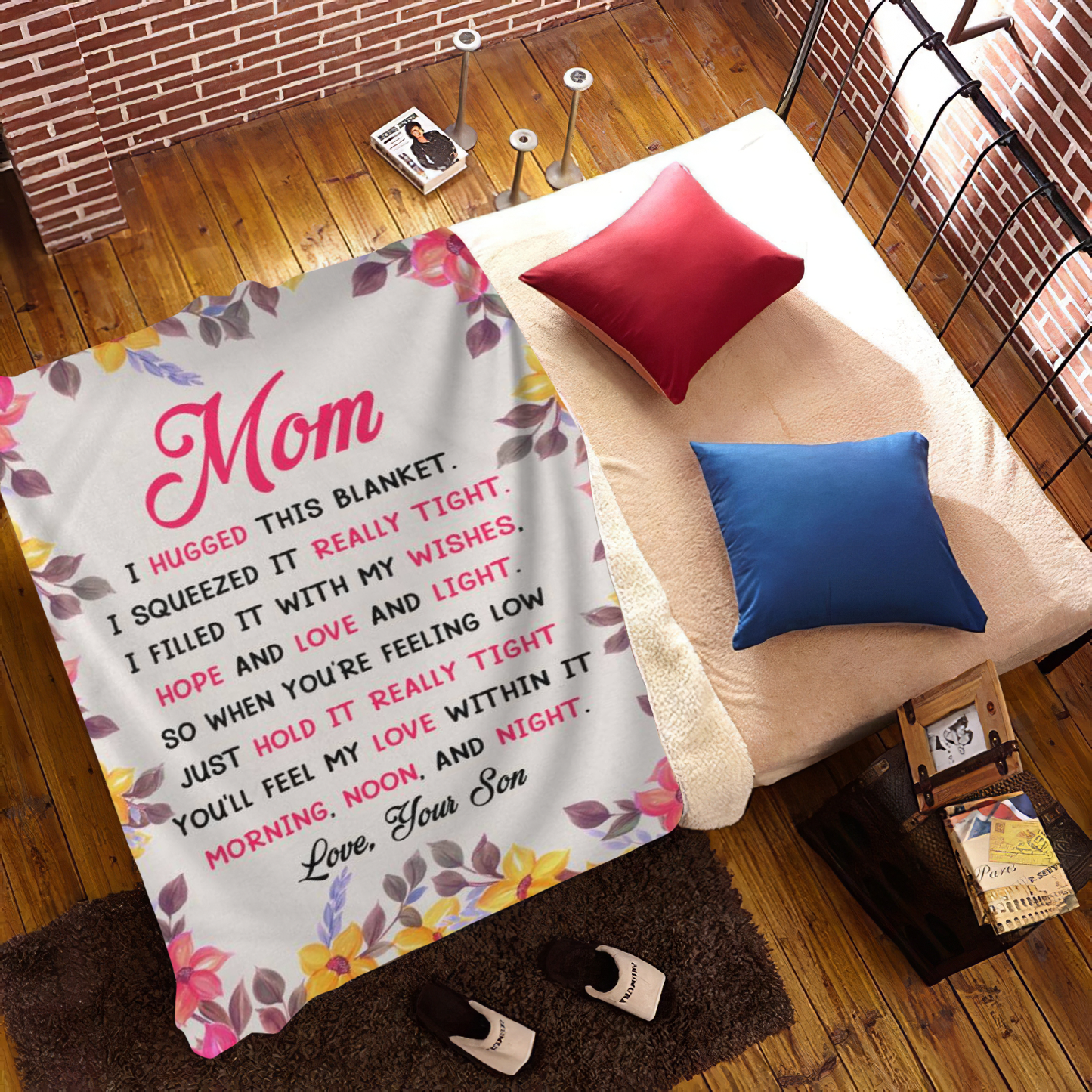 Mom, Love Your Son Blanket (60X80) - Kim’s Signature Beauty & Accessories    