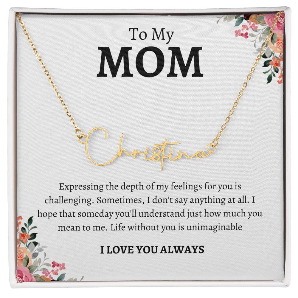 Mom, Mean so much to me - Kim’s Signature Beauty & Accessories    
