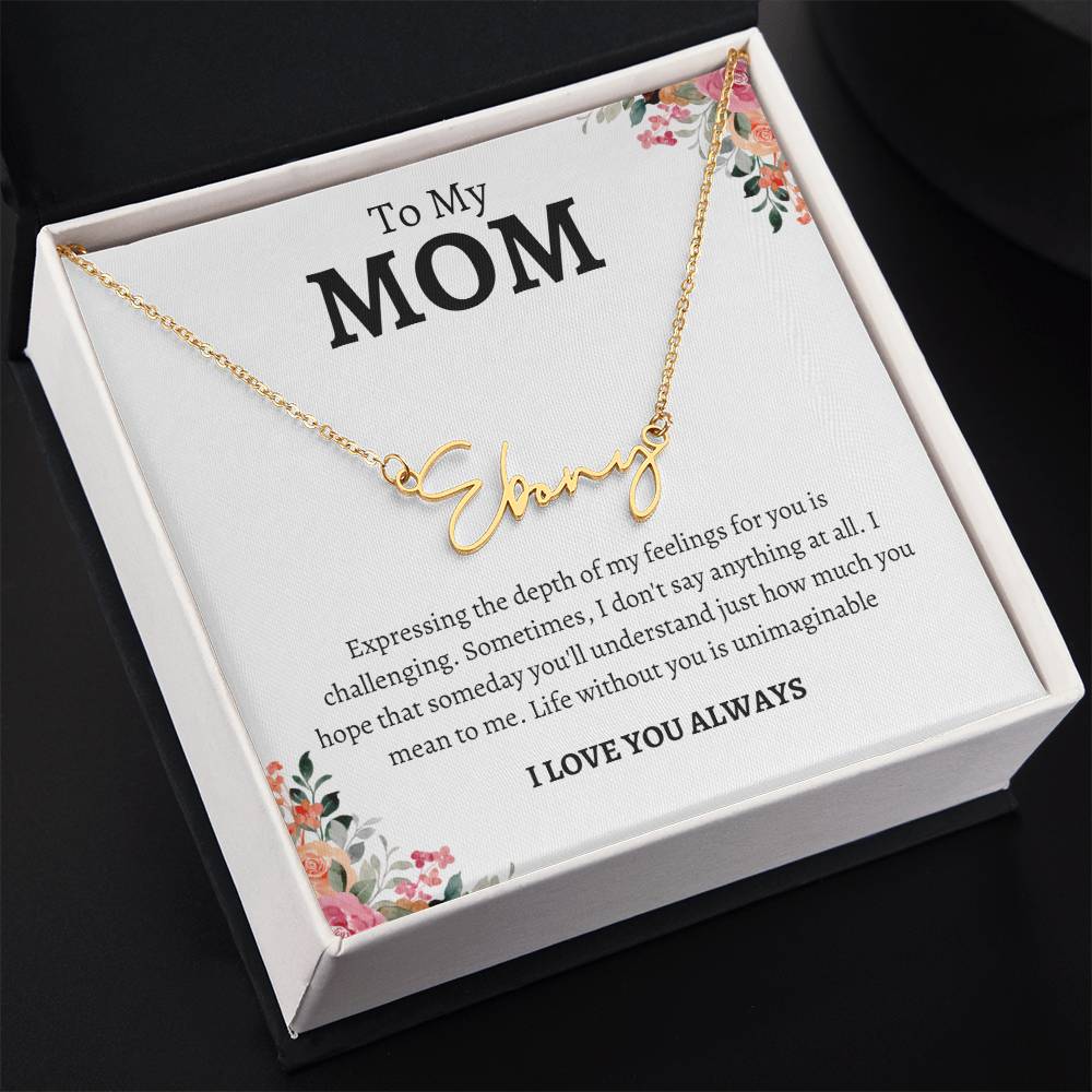 Mom, Mean so much to me - Kim’s Signature Beauty & Accessories    