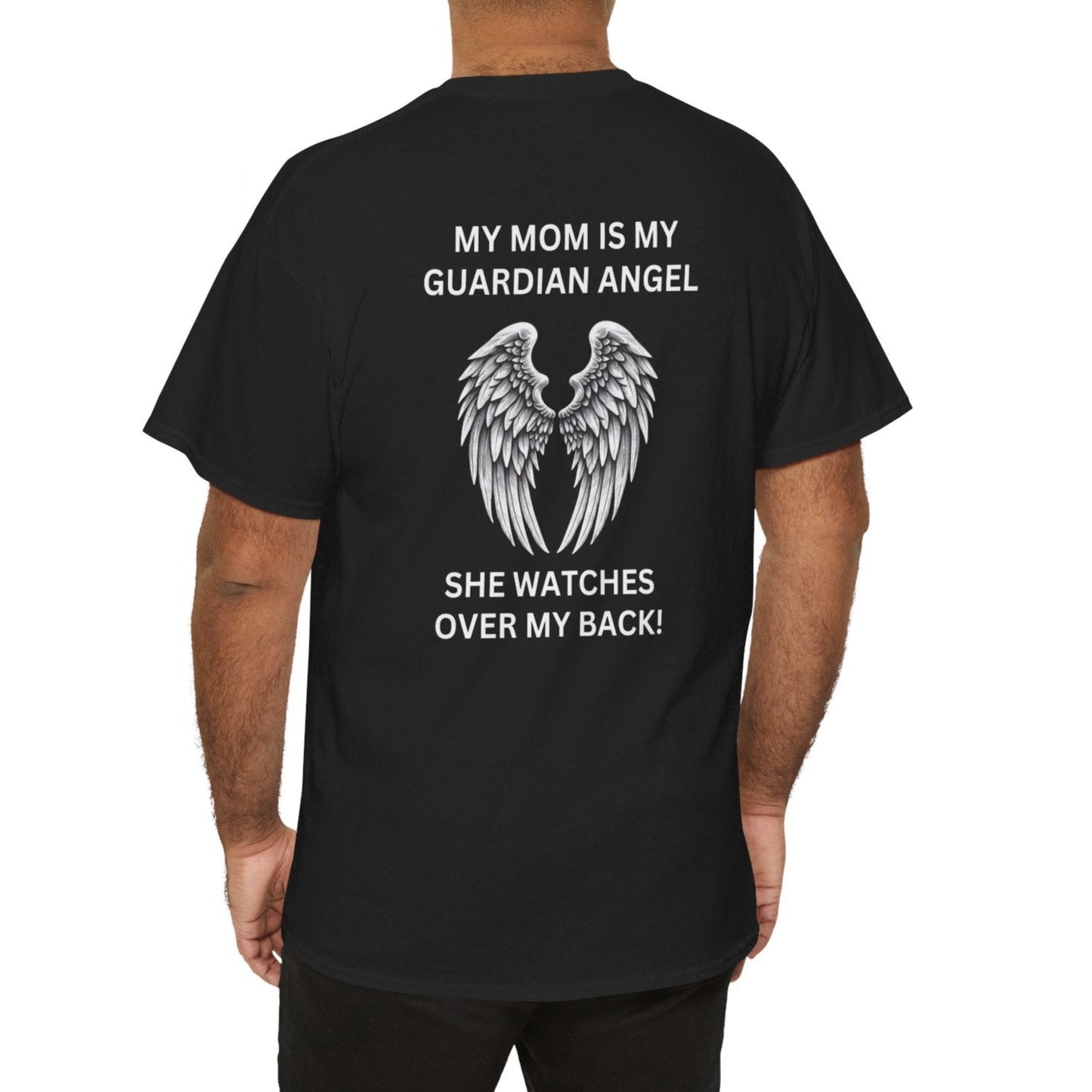 Mom, My Guardian Angel |  Unisex Cotton Tee - Kim’s Signature Beauty & Accessories    