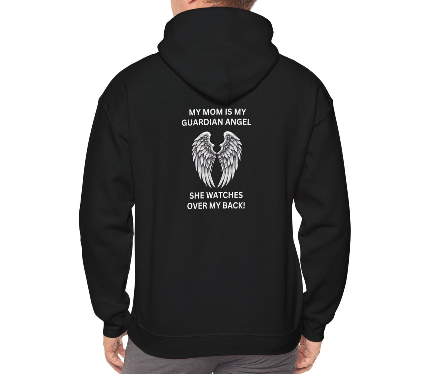 Mom, Watches Over My Back | Front & Back Print Hoodie - Kim’s Signature Beauty & Accessories    