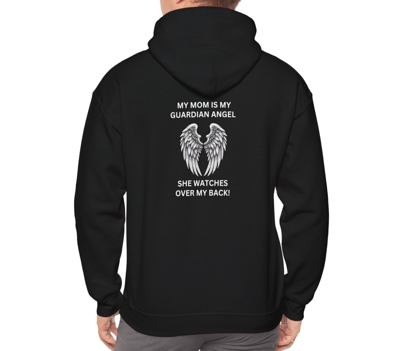 Mom, Watches Over My Back | Front & Back Print Hoodie - Kim’s Signature Beauty & Accessories    