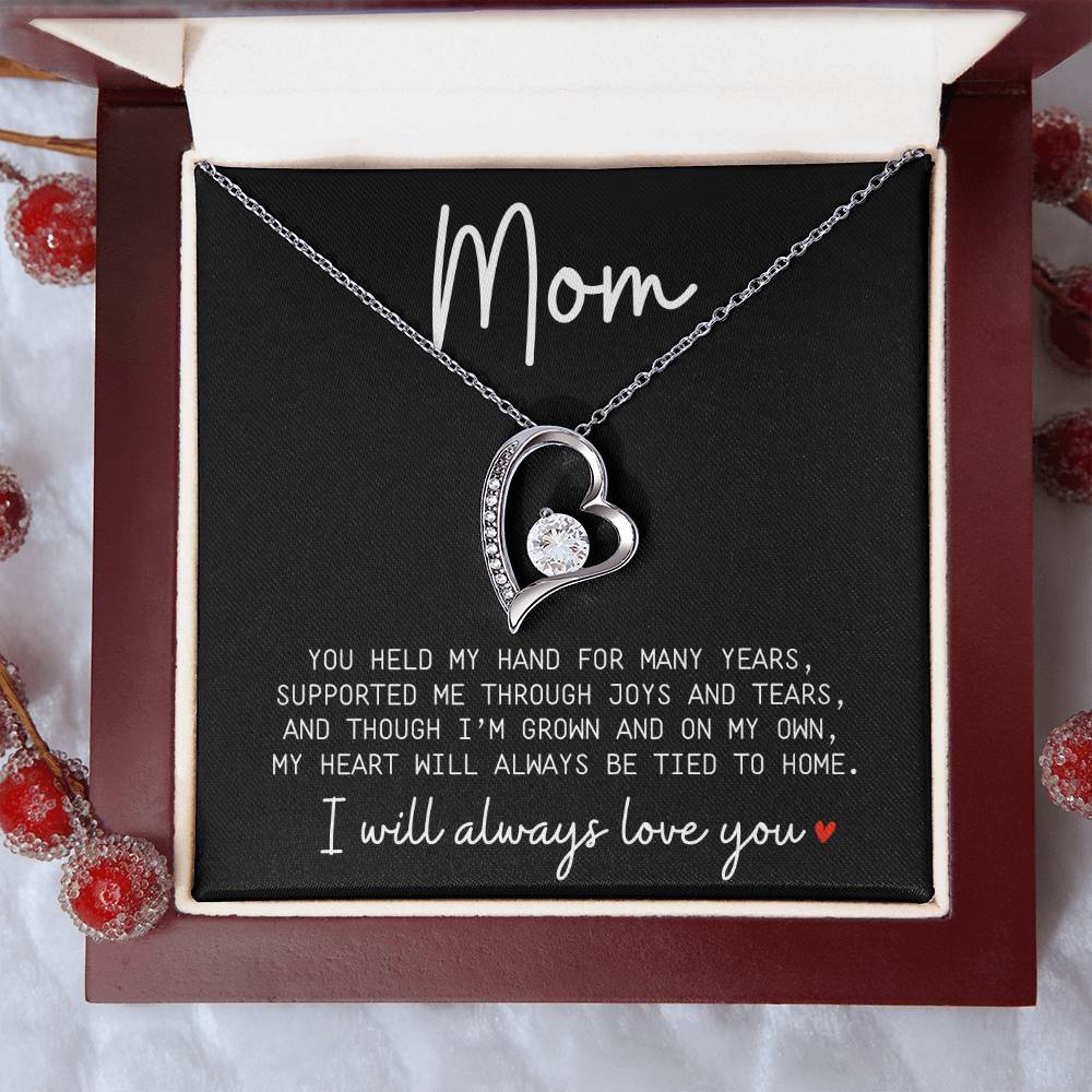 Mom, You Held my Hand Necklace & Message Card - Kim’s Signature Beauty & Accessories    