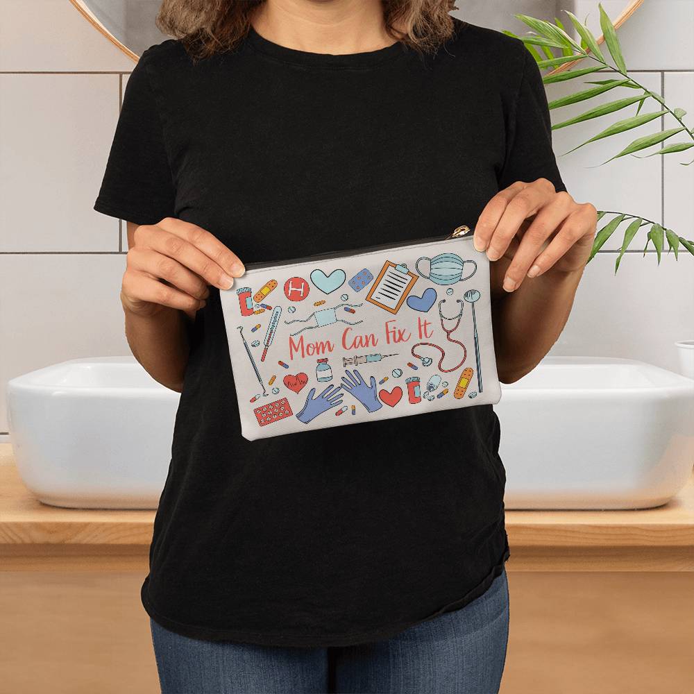 Mom can fix it Small Zippered pouch - Kim’s Signature Beauty & Accessories    