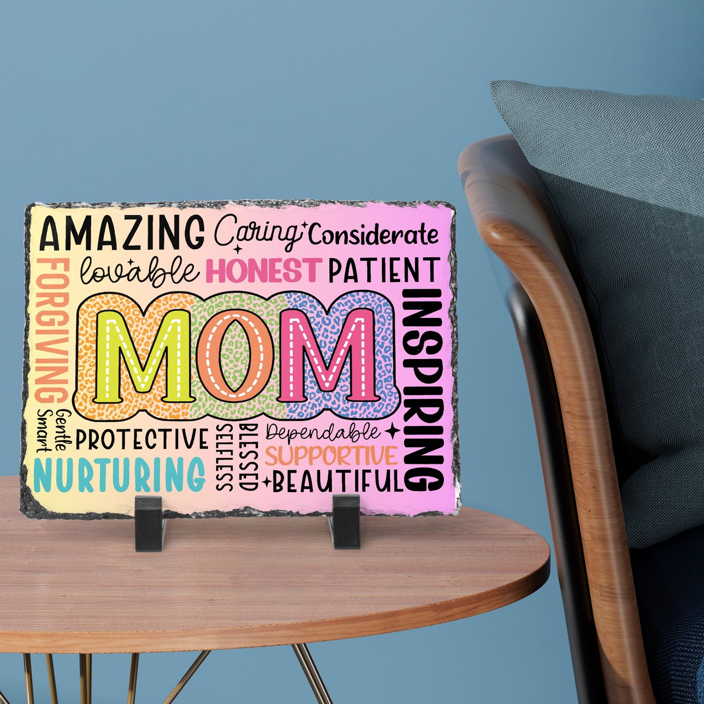 Mom is... Rectangular Photo Slate - Kim’s Signature Beauty & Accessories    