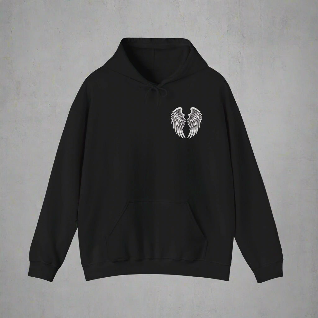 Mom is my guardian Angerl Hooded Sweatshirt - Kim’s Signature Beauty & Accessories    