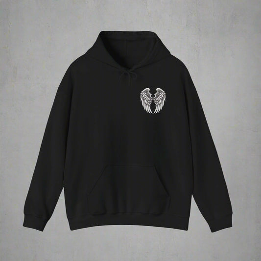 Mom is my guardian Angerl Hooded Sweatshirt - Kim’s Signature Beauty & Accessories    