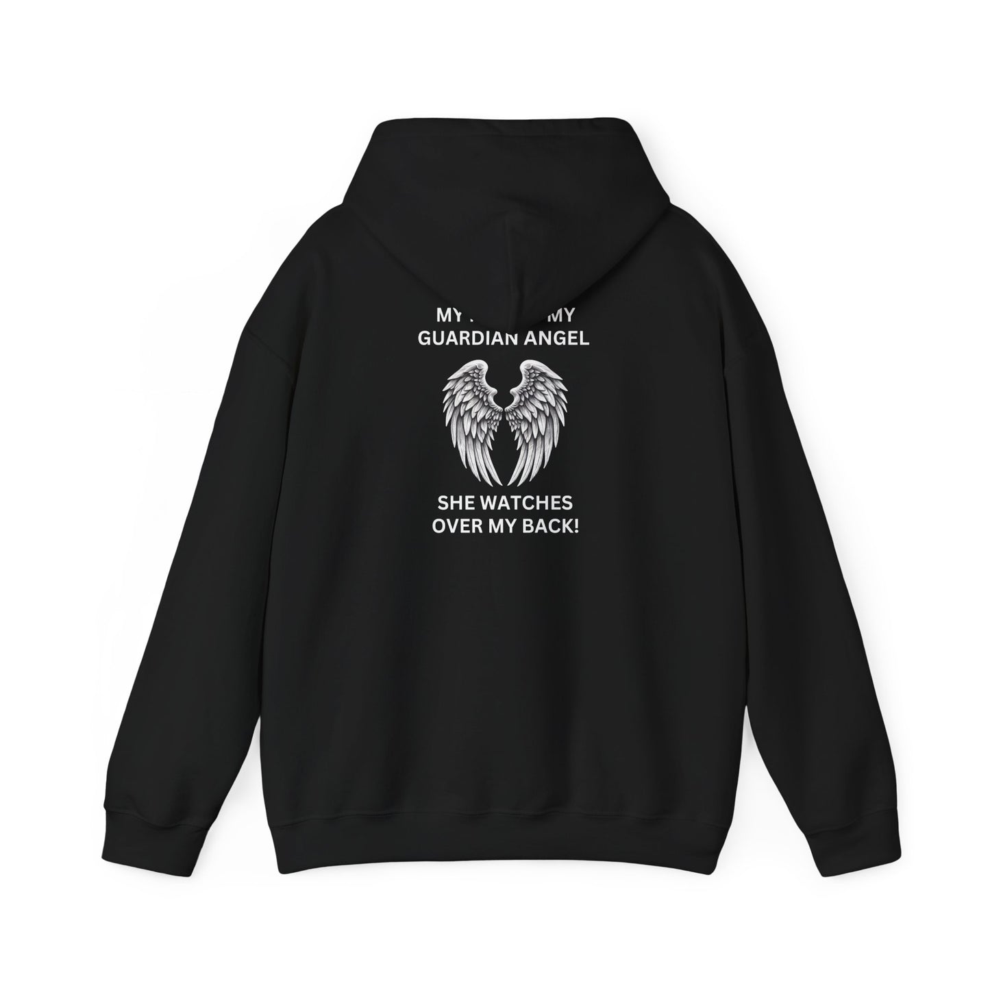 Mom is my guardian Angerl Hooded Sweatshirt - Kim’s Signature Beauty & Accessories    