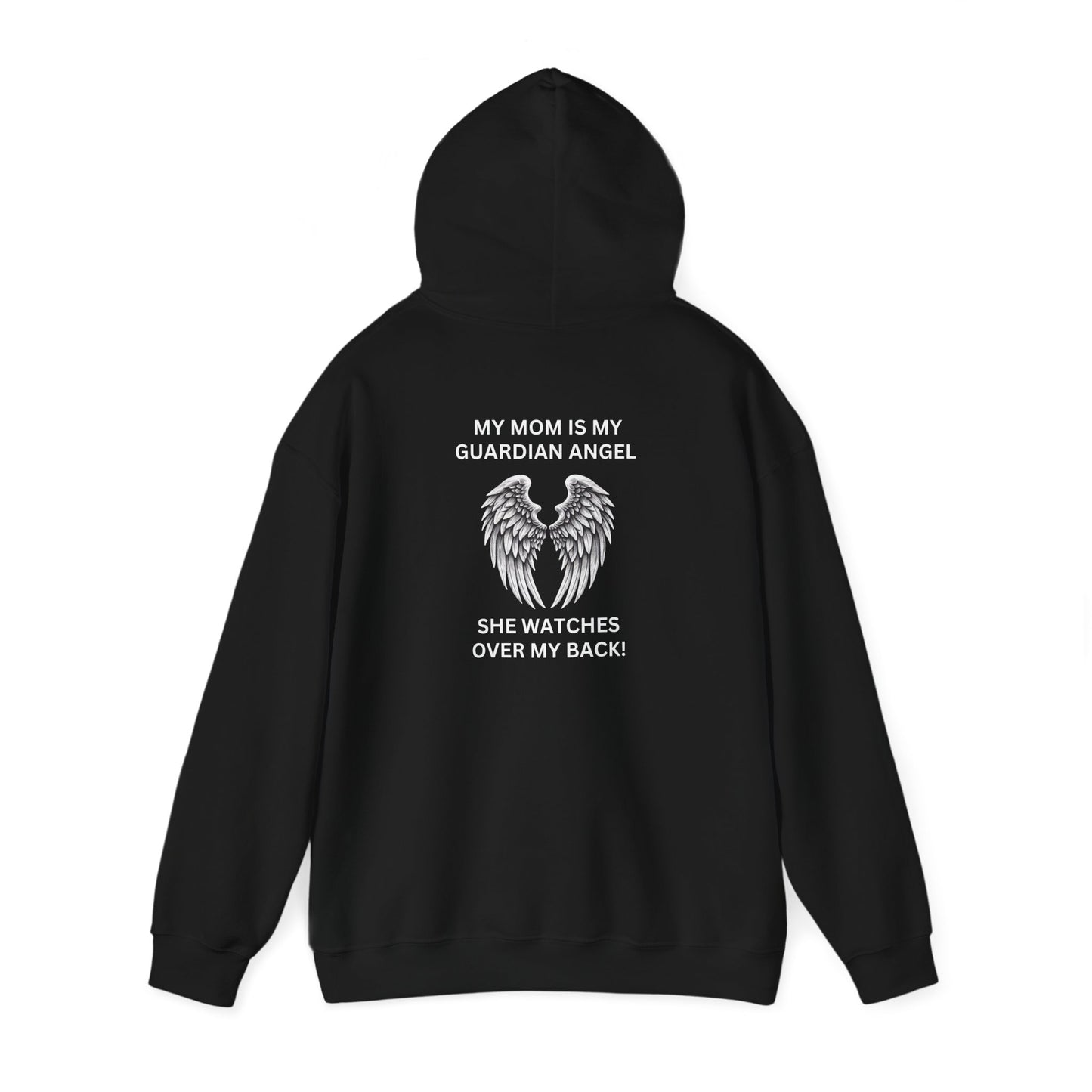 Mom is my guardian Angerl Hooded Sweatshirt - Kim’s Signature Beauty & Accessories    