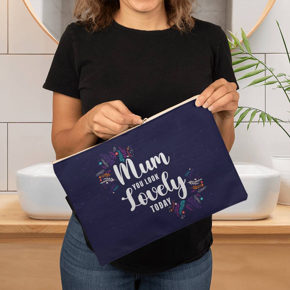 Mom you look lovely Large Pouch - Kim’s Signature Beauty & Accessories    