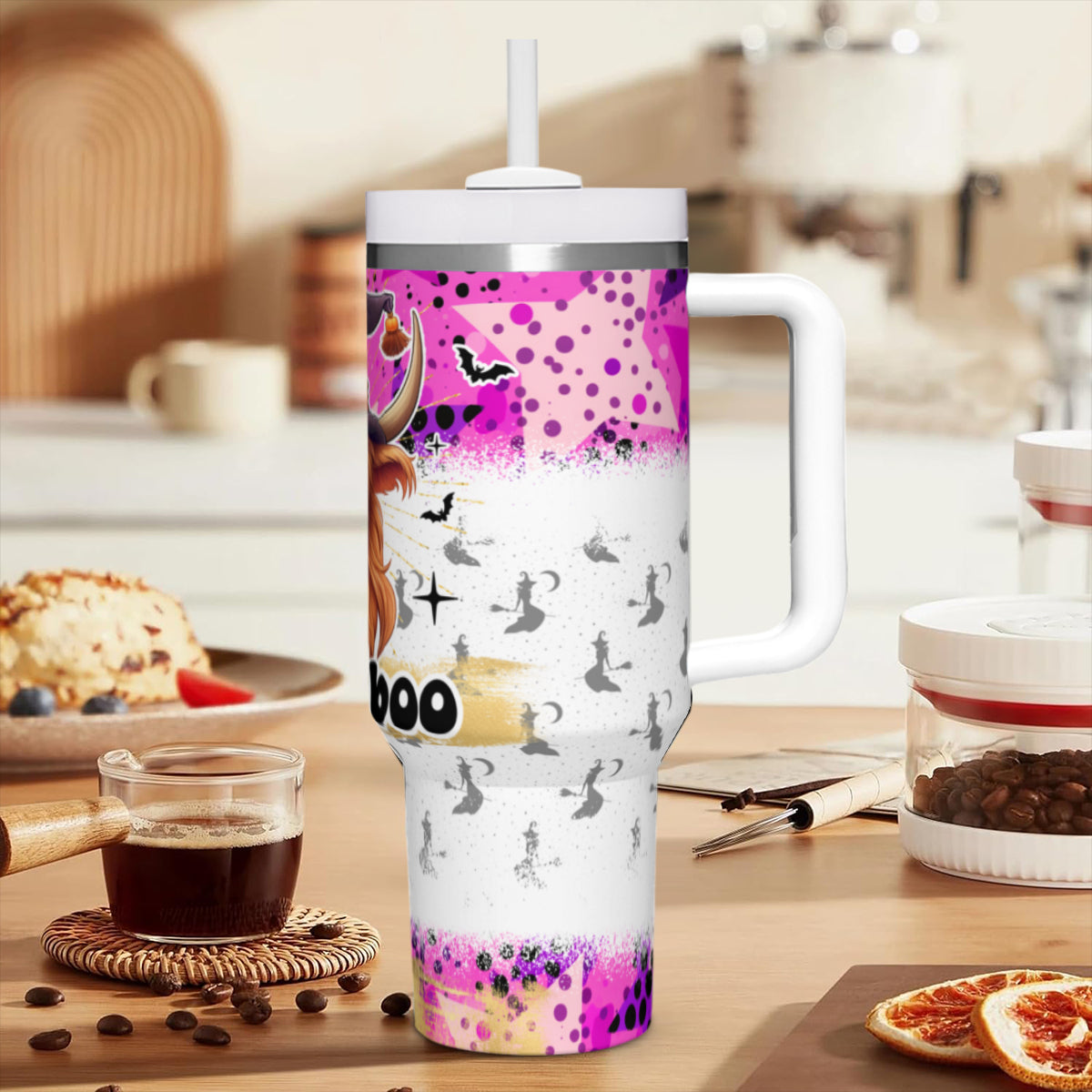 Moo....I Mean Boo! Tumbler - Kim’s Signature Beauty & Accessories    