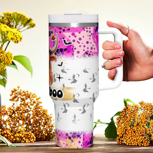 Moo....I Mean Boo! Tumbler - Kim’s Signature Beauty & Accessories    