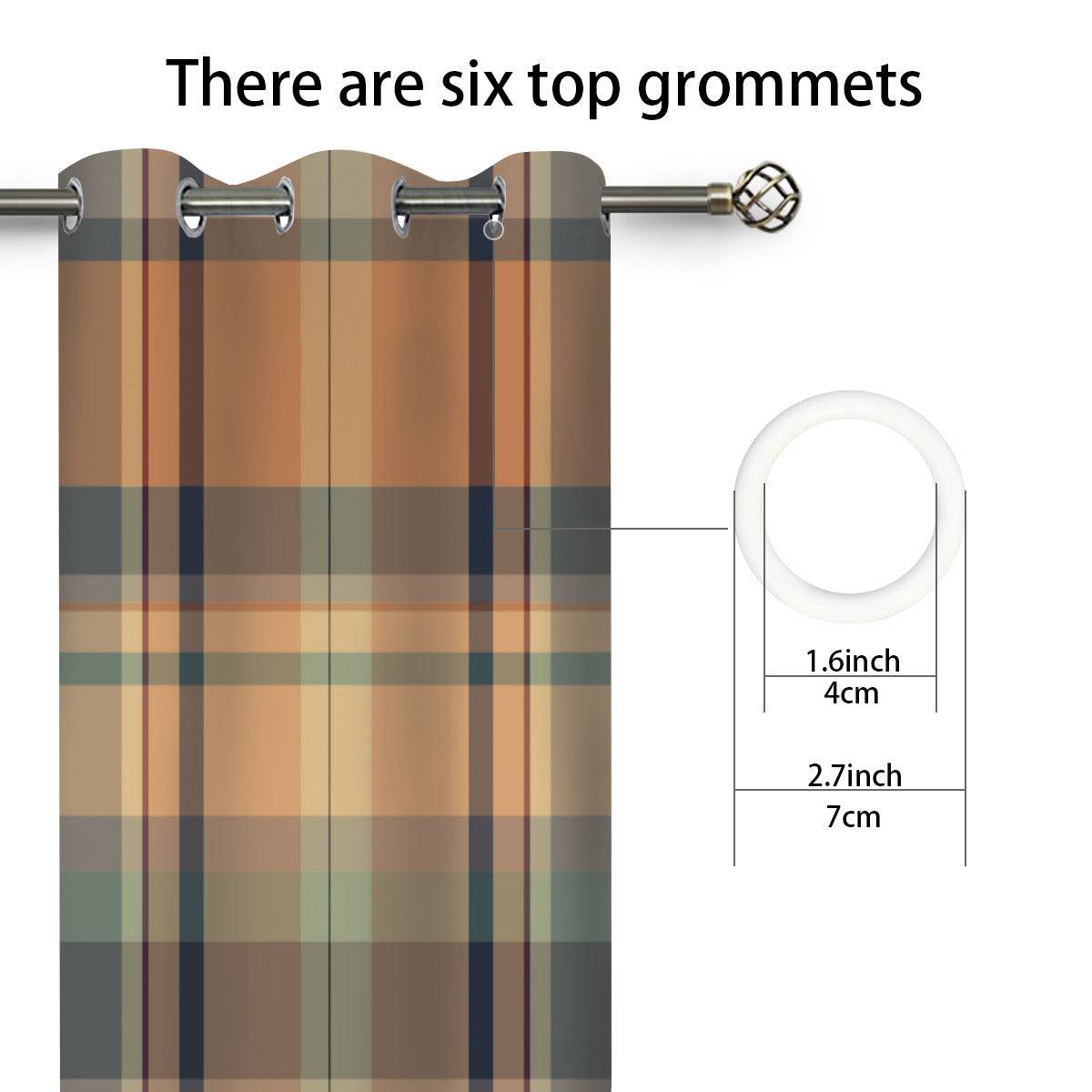 Moody Plaid Curtains - Kim’s Signature Beauty & Accessories    