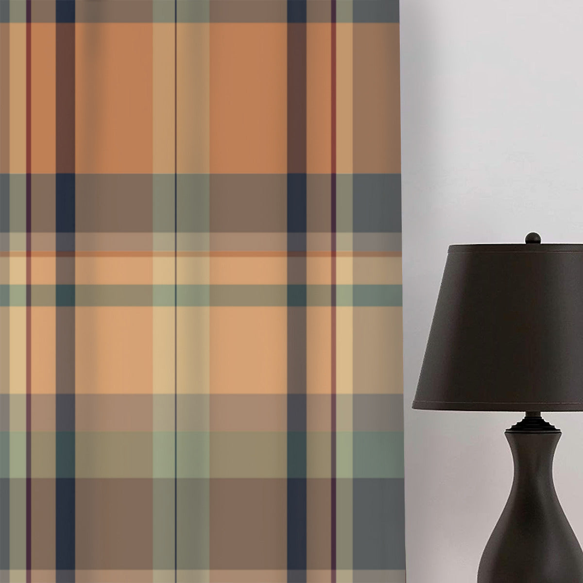 Moody Plaid Curtains - Kim’s Signature Beauty & Accessories    